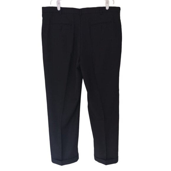 PERRY ELLIS PORTFOLIO, polyester dress pants, black, for men, size 40x30. NWT. - Picture 2 of 7